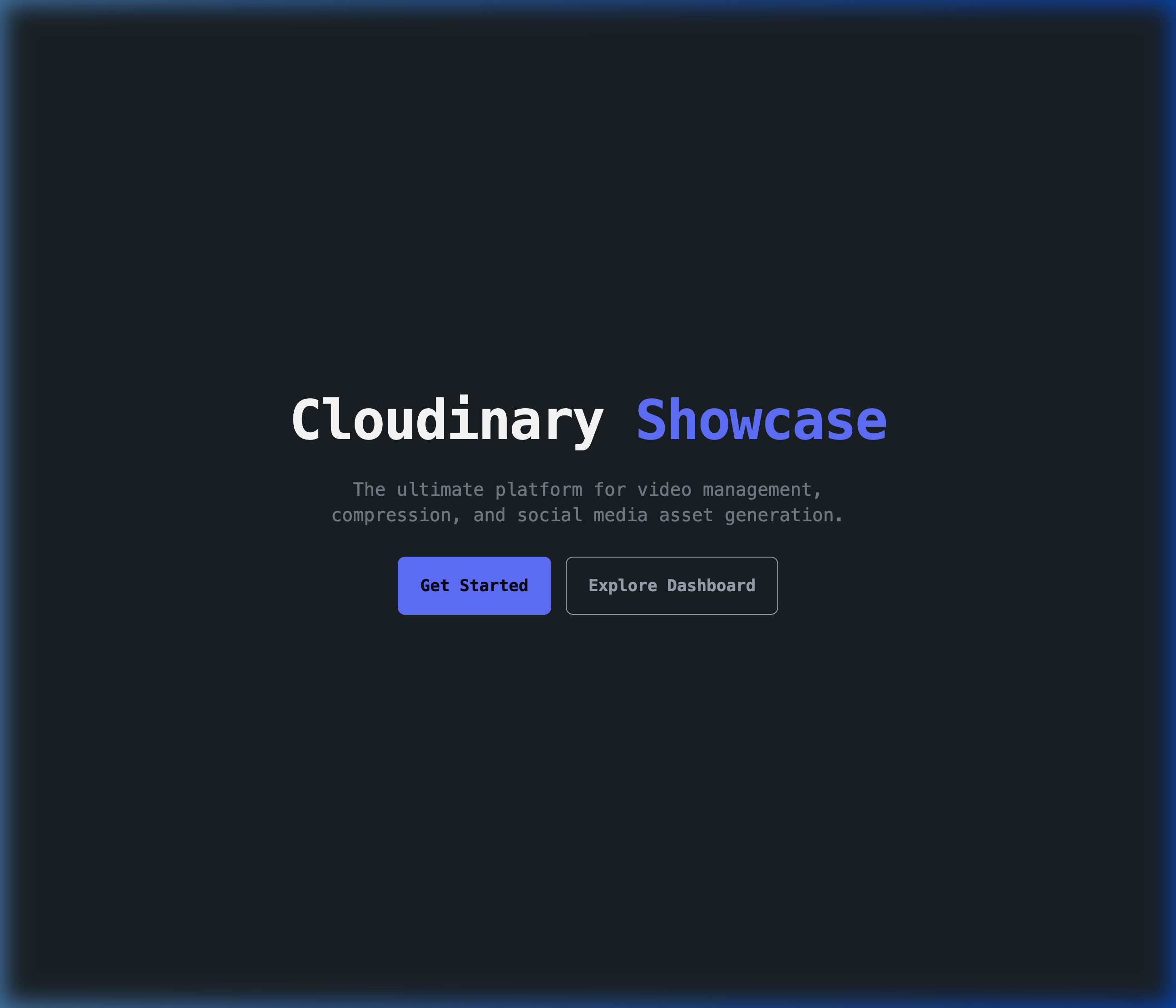 Cloudinary Media Manager